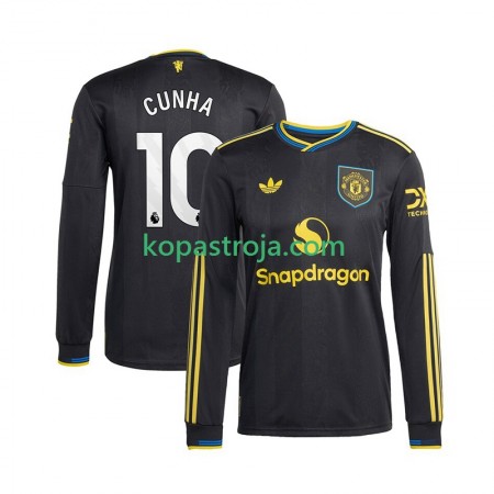 Billiga Fotbollströjor Manchester United Matheus Cunha 10 Tredje tröja 2025/26 Långärmad